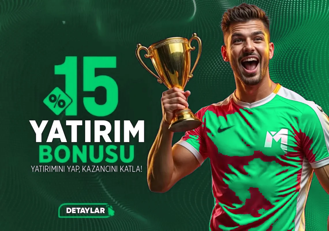 %15 SPOR YATIRIM BONUSU